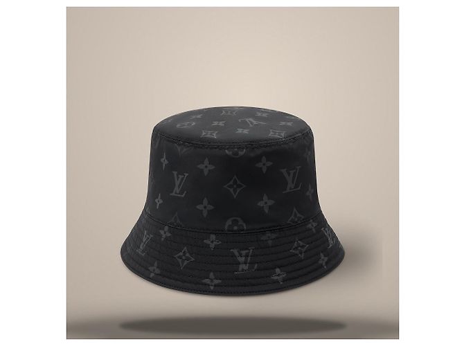 Louis Vuitton Cappello Bucket Monogram Blast Black Nero - vista 3