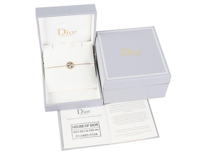Dior Bracciale Rose Dancer in oro giallo, madreperla e diamanti (Certificato Grande Magazzino) - vista 6