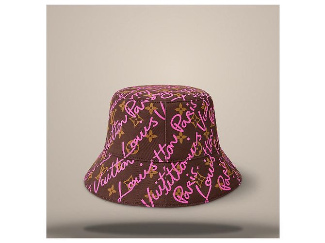 Louis Vuitton Cappello Bucket Script Pink Rosa - vista 4