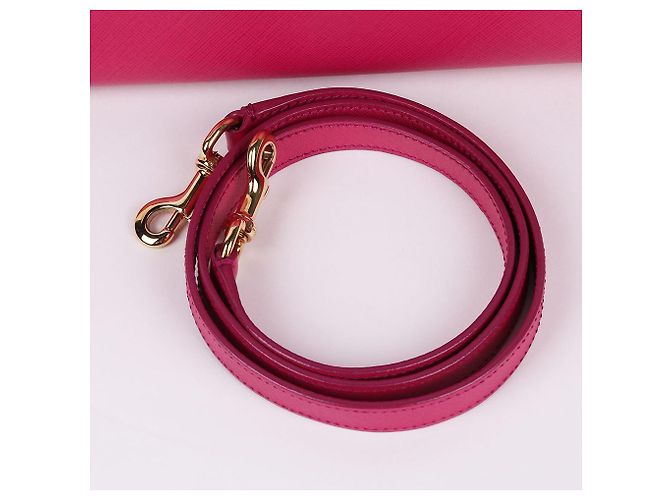 Salvatore Ferragamo Borsa Tote e Borsa a Tracolla Rosa Gancini con Dettagli Dorati - vista 8