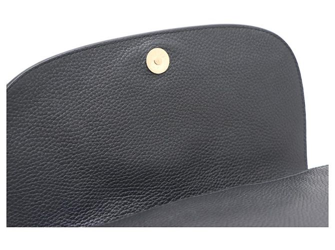 Gucci Bolsa de Ombro e Bolsa Transversal Soho com Corrente Dourada Entrelaçada Preto - vista 16