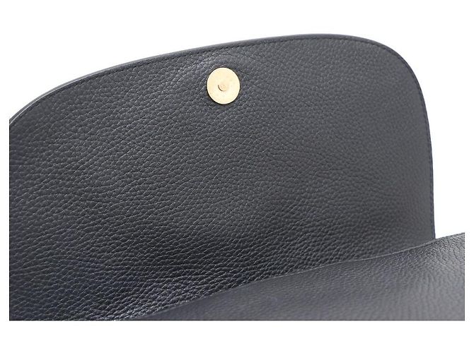 Gucci Bolsa de Ombro e Bolsa Transversal Soho com Corrente Dourada Entrelaçada Preto - vista 7