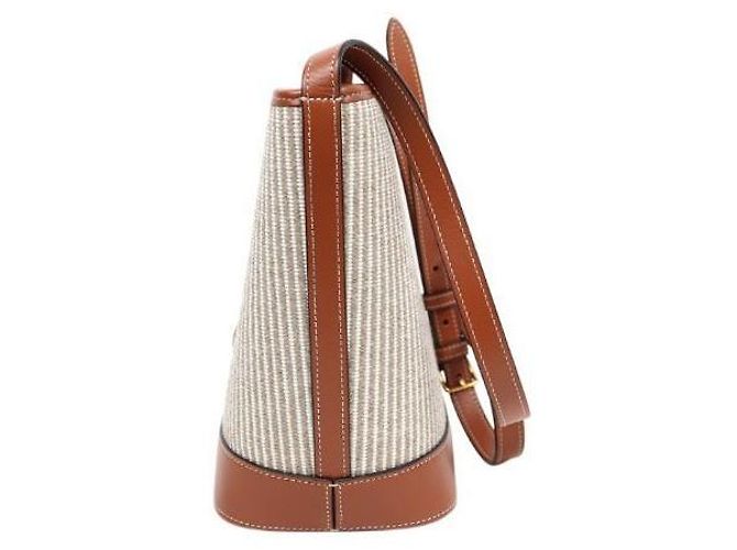 Céline Borsa a secchiello Triomphe Beige - vista 2