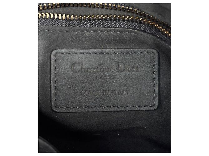 Dior Denim Stud Mini Lady Bag Blau - Ansicht 13
