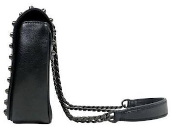 Prada Borsa a tracolla con catena borchiata bianca e nera Multicolore - vista 2