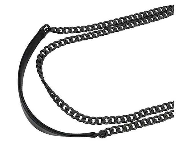 Prada Borsa a tracolla con catena borchiata bianca e nera Multicolore - vista 6