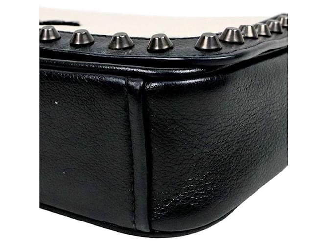 Prada Borsa a tracolla con catena borchiata bianca e nera Multicolore - vista 8