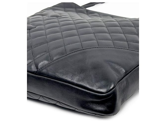 Chanel Borsa a tracolla Cambon in pelle nera Nero - vista 5