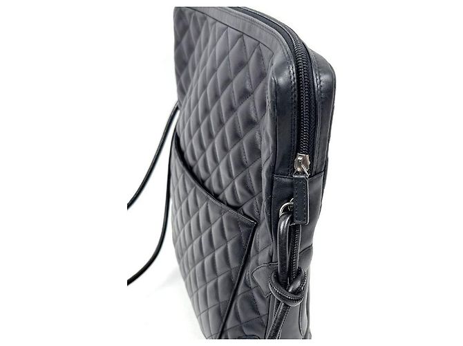 Chanel Borsa a tracolla Cambon in pelle nera Nero - vista 7