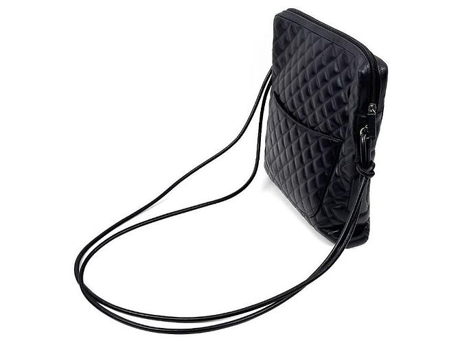 Chanel Borsa a tracolla Cambon in pelle nera Nero - vista 8