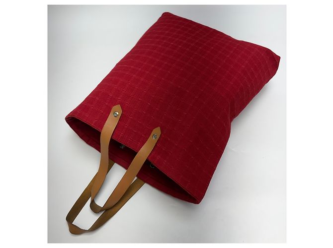 Hermès Amadava Canvas Tote Bag Rot - Ansicht 11