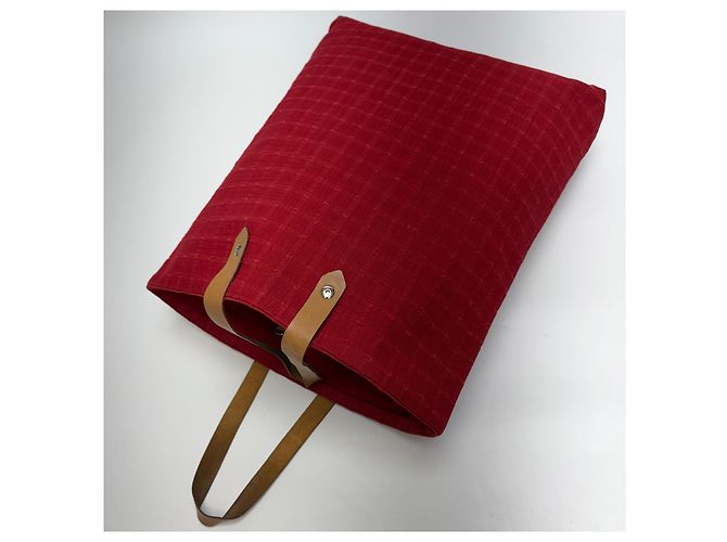 Hermès Amadava Canvas Tote Bag Rot - Ansicht 13