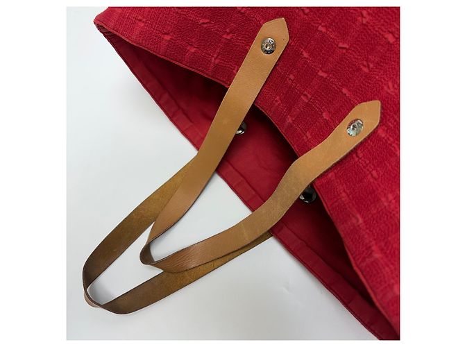 Hermès Amadava Canvas Tote Bag Rot - Ansicht 14