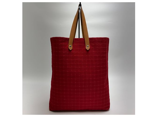 Hermès Amadava Canvas Tote Bag Rot - Ansicht 2