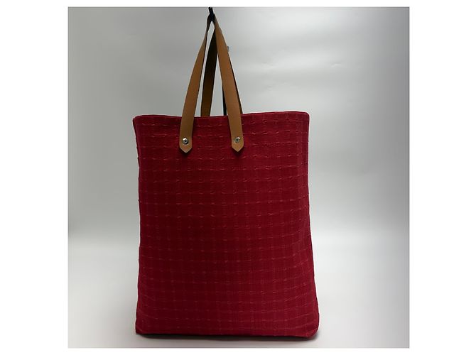 Hermès Amadava Canvas Tote Bag Rot - Ansicht 3