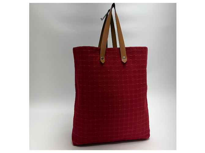 Hermès Amadava Canvas Tote Bag Rot - Ansicht 4