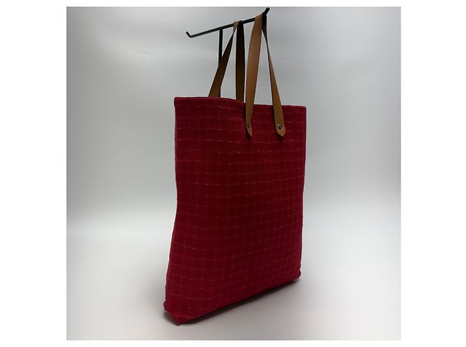 Hermès Amadava Canvas Tote Bag Rot - Ansicht 5