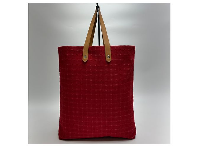 Hermès Amadava Canvas Tote Bag Rot - Ansicht 8