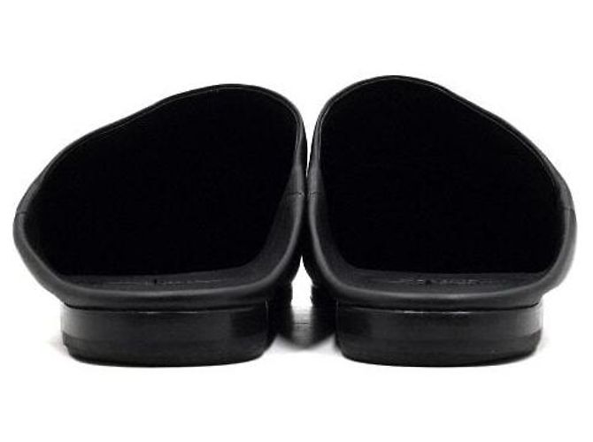 Céline Mules Babouche Jarkno da uomo in vitello nero - vista 6