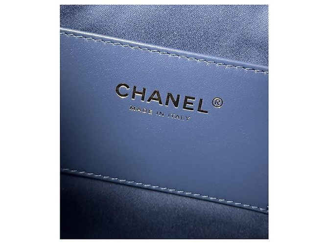 Chanel Picca borsa in denim Blu - vista 5