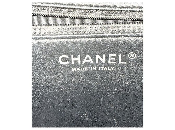 Chanel Borsa a tracolla con catena in vernice nera Nero - vista 11