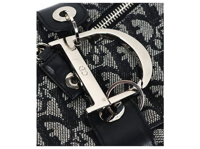 Dior Borsa a tracolla Oblique Canvas con anello a D Multicolore - vista 11