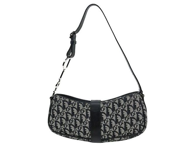 Dior Borsa a tracolla Oblique Canvas con anello a D Multicolore - vista 3