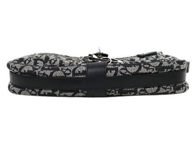 Dior Borsa a tracolla Oblique Canvas con anello a D Multicolore - vista 4