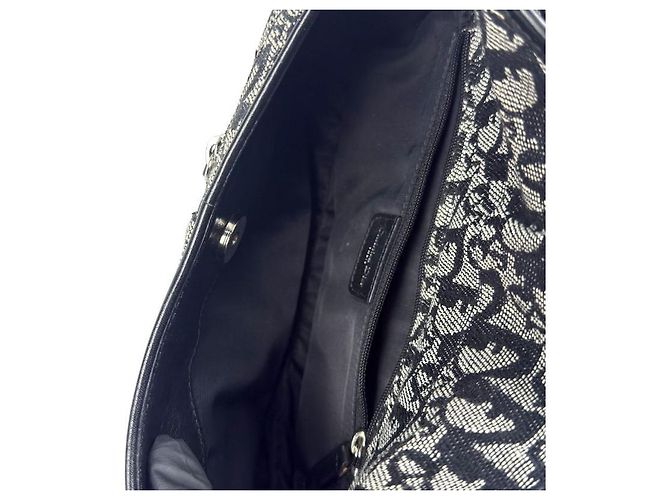 Dior Borsa a tracolla Oblique Canvas con anello a D Multicolore - vista 8