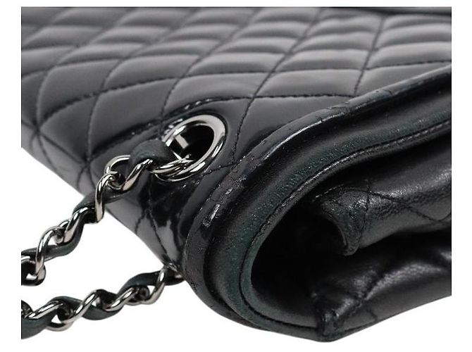 Chanel Borsa a spalla Timeless in vernice nera Nero - vista 7
