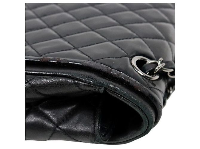 Chanel Borsa a spalla Timeless in vernice nera Nero - vista 8