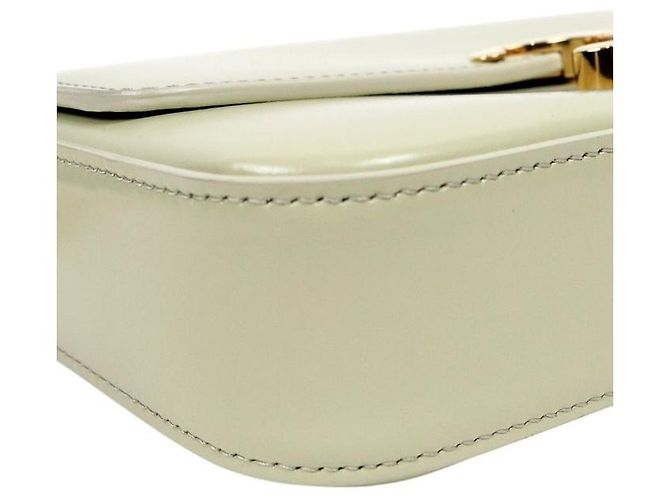 Céline Borsa a tracolla Claude Chain Almond Green Verde - vista 5