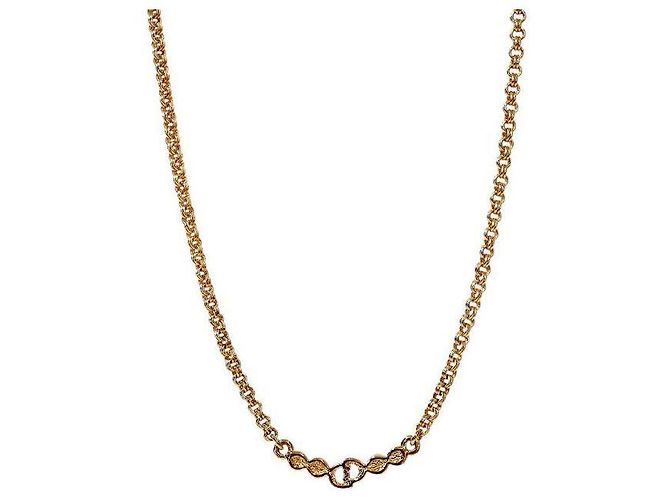 Dior Cubic CD Gold Halskette - Ansicht 2