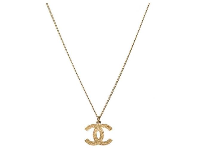 Chanel Collana CC Gold glitterata D'oro - vista 2