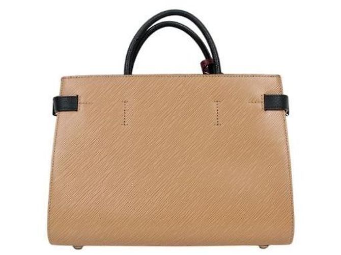 Louis Vuitton Borsa Tote Twist Beige Marrone - vista 3