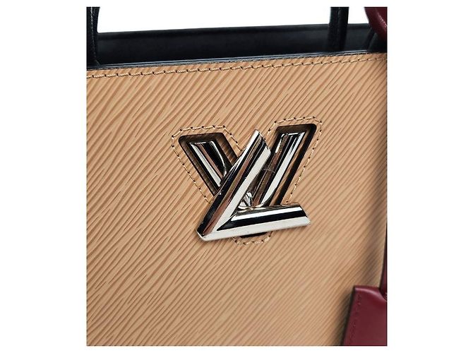 Louis Vuitton Borsa Tote Twist Beige Marrone - vista 8