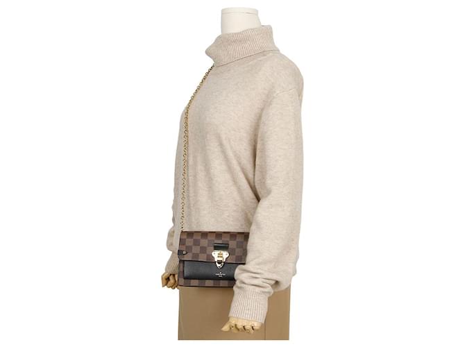 Louis Vuitton Mini borsa a tracolla con catena Nera Nero - vista 13