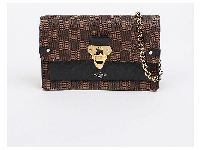 Louis Vuitton Mini borsa a tracolla con catena Nera Nero - vista 3