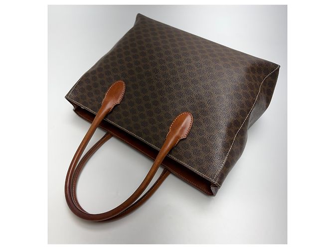 Céline Borsa Tote Triomphe Macadam (Grade Handbag) Marrone - vista 12