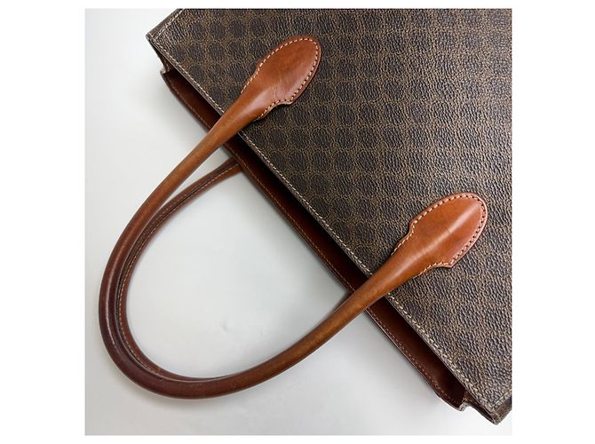Céline Borsa Tote Triomphe Macadam (Grade Handbag) Marrone - vista 13