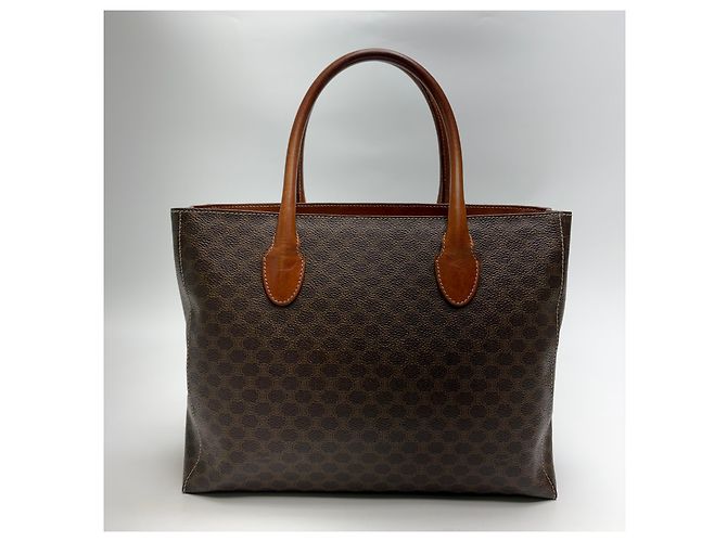 Céline Borsa Tote Triomphe Macadam (Grade Handbag) Marrone - vista 7