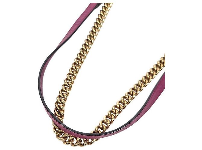 Gucci Borsa a tracolla Marmont in velluto viola Porpora - vista 10