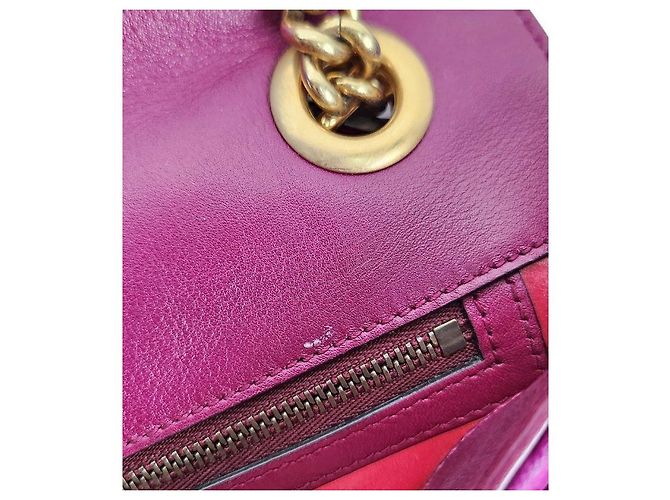Gucci Borsa a tracolla Marmont in velluto viola Porpora - vista 8
