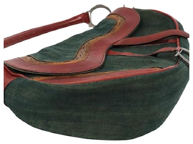 Dior Bolso Saddle de Denim Multicolor - vista 7