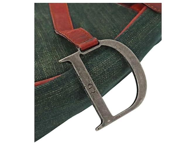 Dior Bolso Saddle de Denim Multicolor - vista 8
