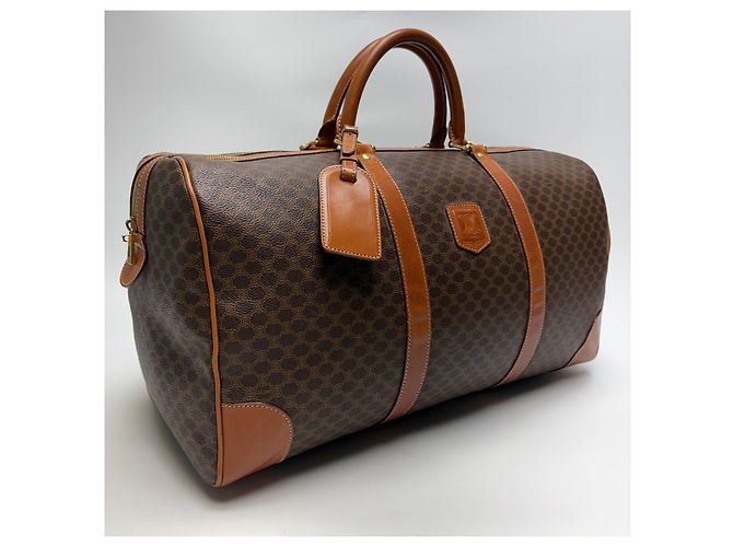 Céline Borsa Boston Borsa da viaggio unisex Marrone - vista 5