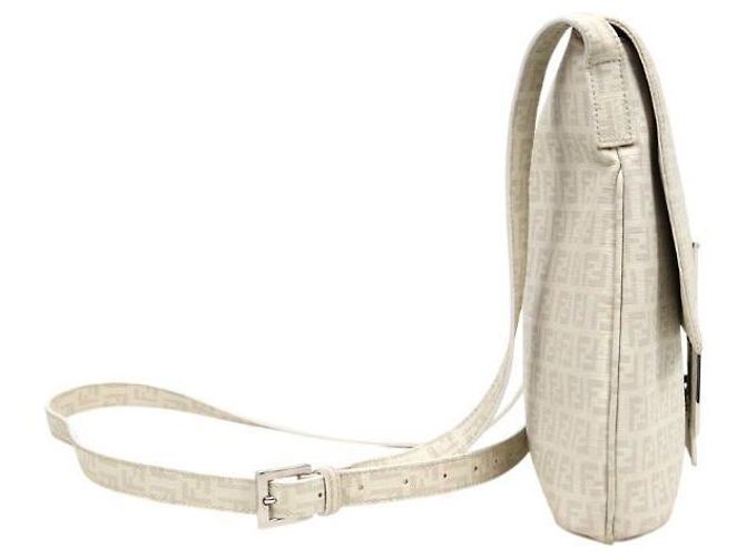 Fendi Borsa a tracolla Zucchino bianca Bianco - vista 2