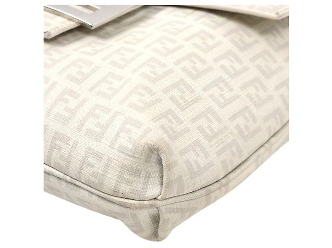 Fendi Borsa a tracolla Zucchino bianca Bianco - vista 6