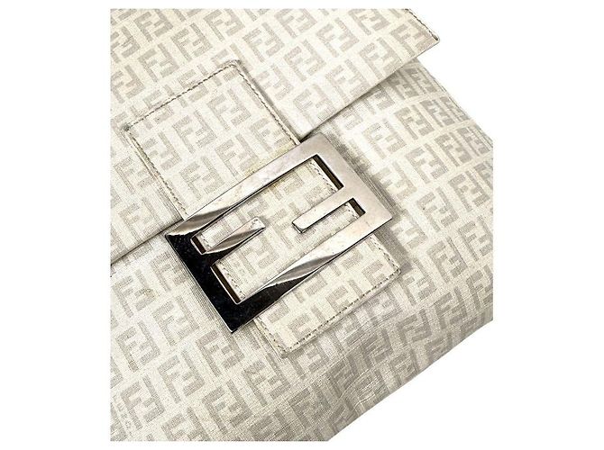 Fendi Borsa a tracolla Zucchino bianca Bianco - vista 7