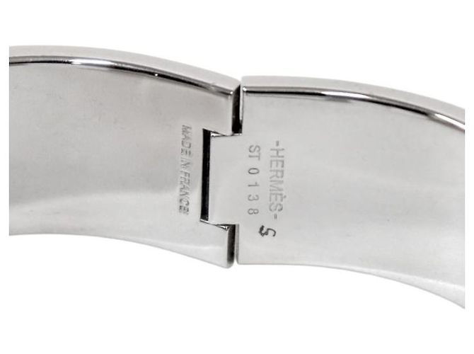 Hermès Pulseira Blue Click Acier Silver Azul - vista 6